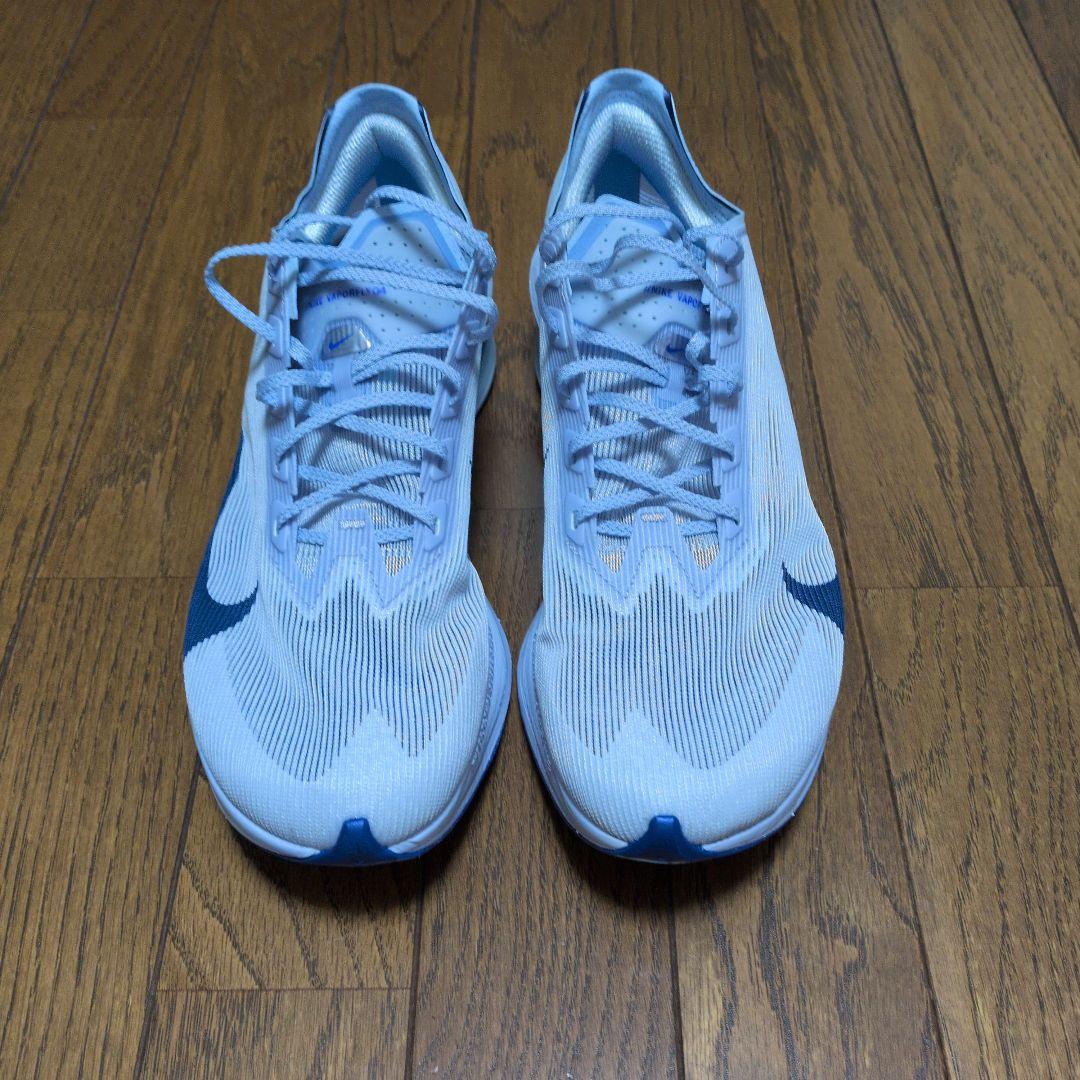 Nike ヴェイパーフライ4 27.0 ホワイト/ブルーアウトドアシューズ