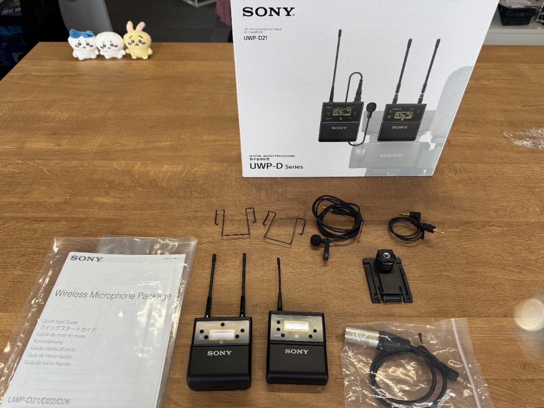 【美品・動作確認済み】SONY UWP-D21 ワイヤレスマイクセット