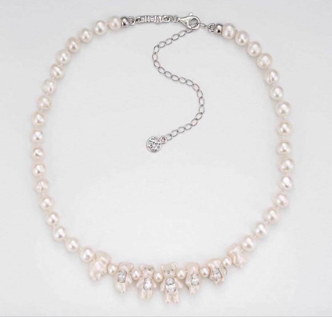 yvmin パールクマ ネックレス yvmin パールクマ ネックレス