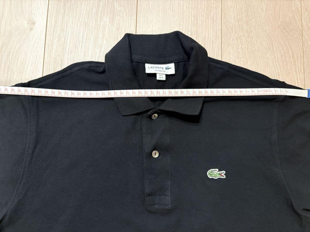 美品　LACOSTE L1212 ポロシャツ ブラック