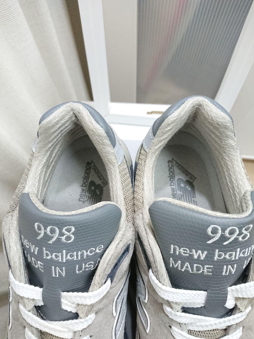 U998 GR 27cm 2024年製 国内正規品 グレー 992 993 V6