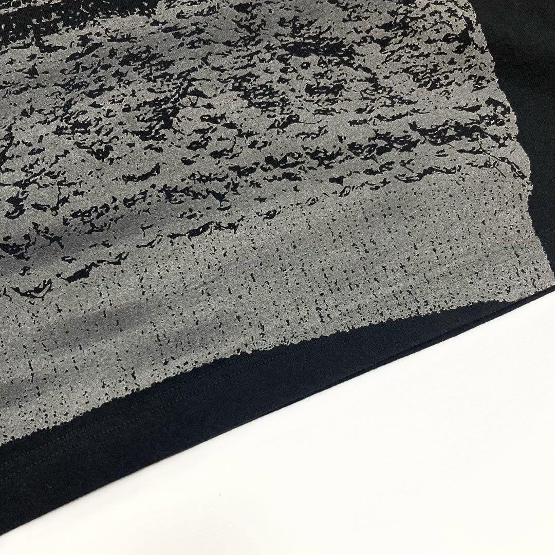 Y's SNOWFLAKE PATTERN LONG SLEEVE T 黒2