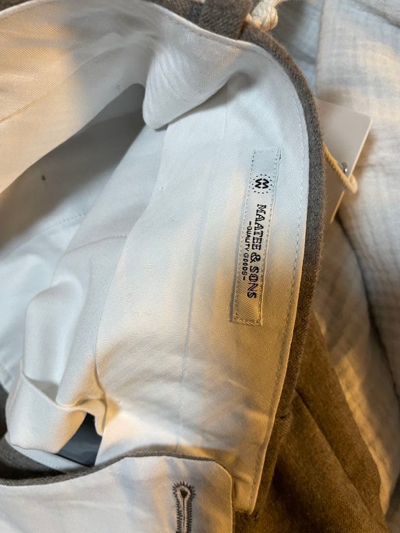 美品 MAATEE&SONS JEFFERLY FLANNEL 24AW