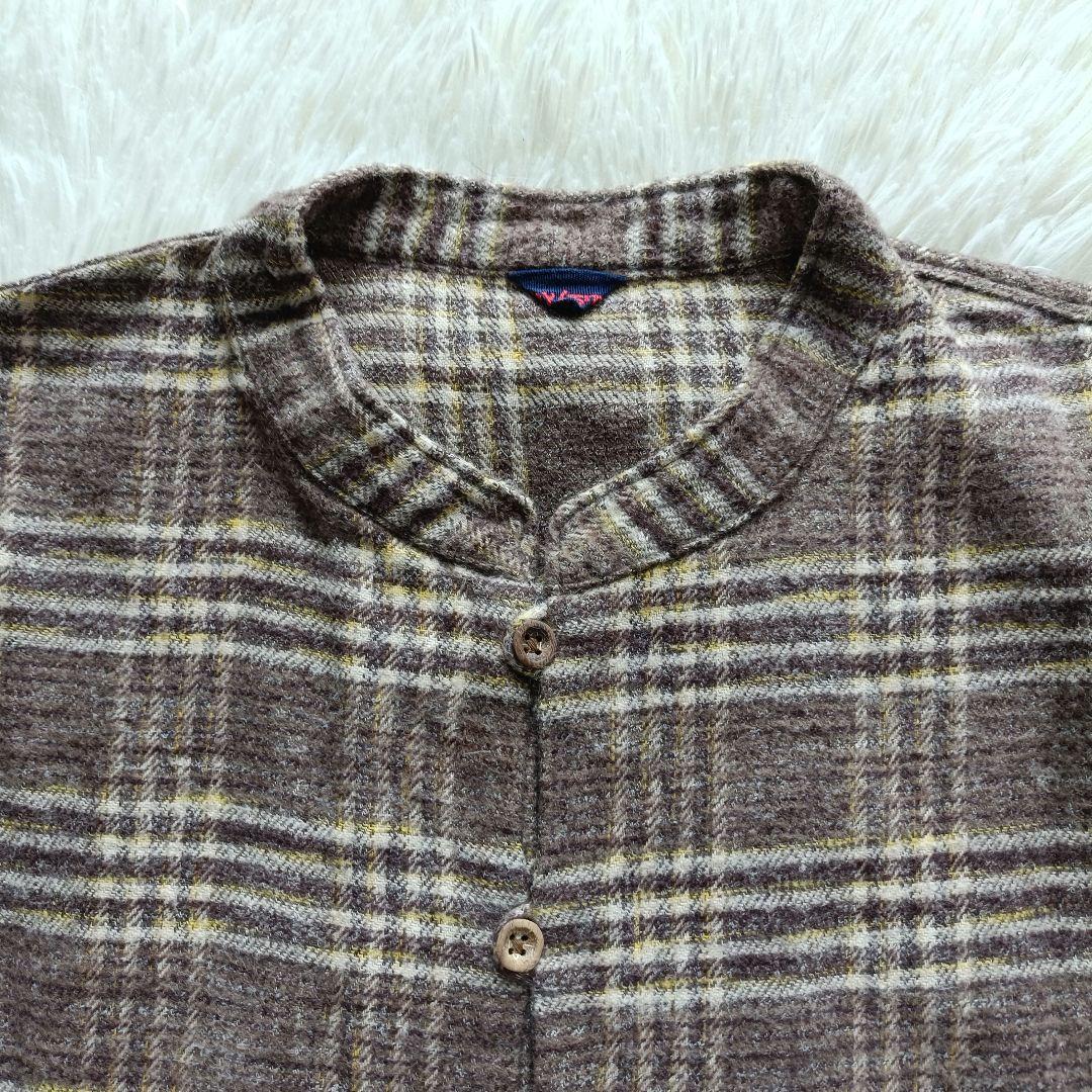 送料無料の商品多数！ ♪45r 45rpm ティアードフリルチェックブラウス ネルシャツ 3L 45rpm 全国配信早速 送料無料！