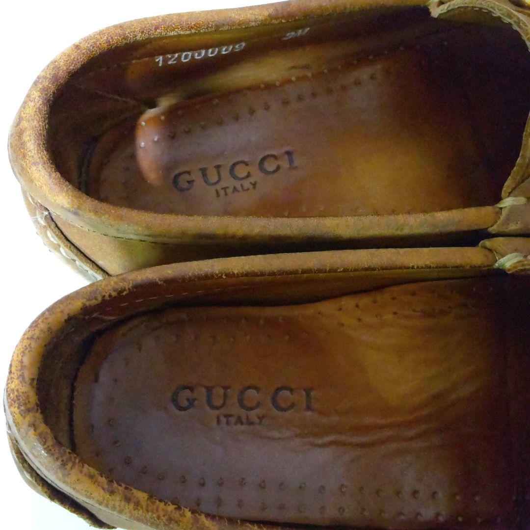 ✨ GUCCI ホースビットシューズ スエード レザー 22.0cm ブラウン