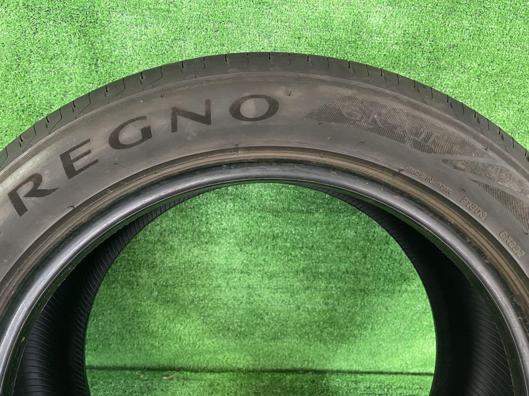 美品　バリ山　ブリヂストン レグノ 235/50R18 2本　2022年製