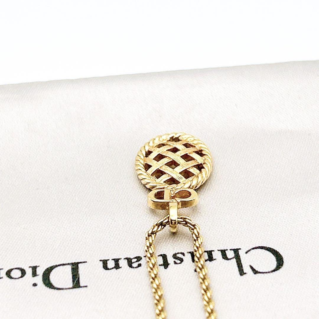 2611 極美品✨　Dior　ネックレス　CD ロゴ　希少　刻印 極美品 Dior ネックレス CD ロゴ 希少 刻印あり 金