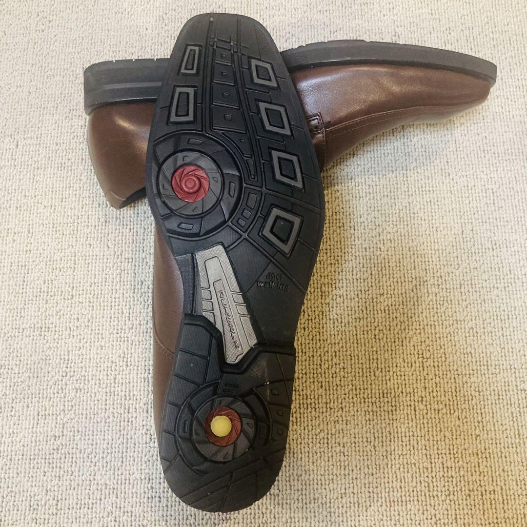 新品同様24cm❣️アシックランウォークビジネスシューズEEE幅広