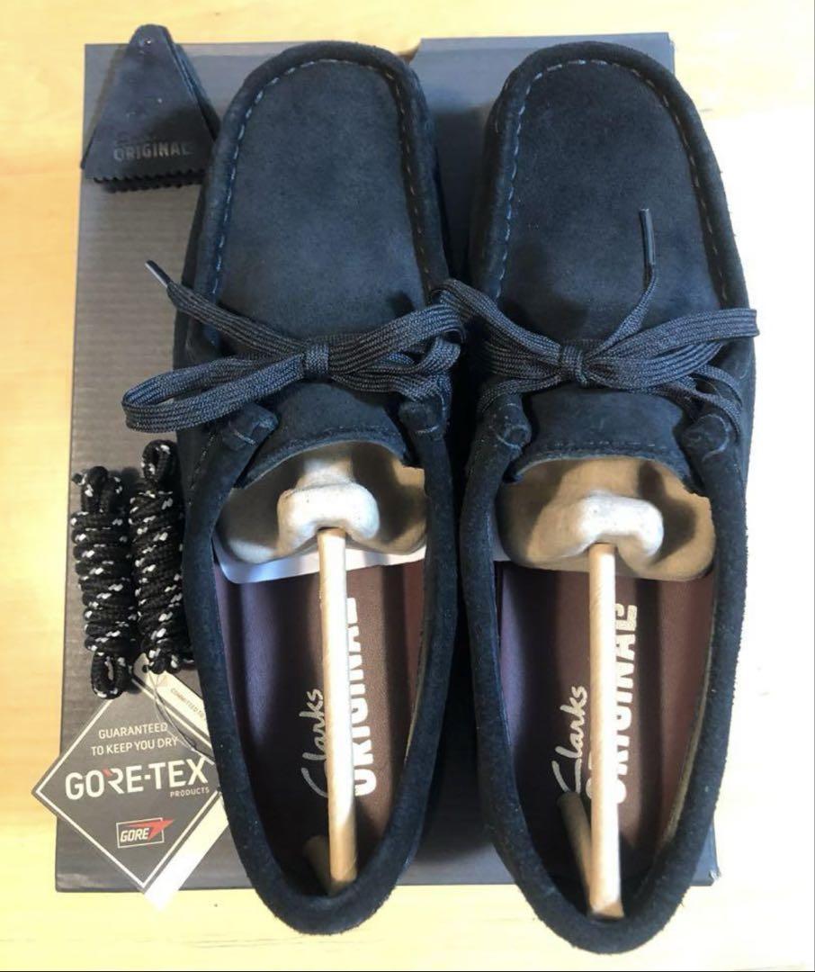 店内商品がすべてレジにて半額！！ Wallabee Clarks GTX ワラビーゴアテックス24.5 クラークス 靴