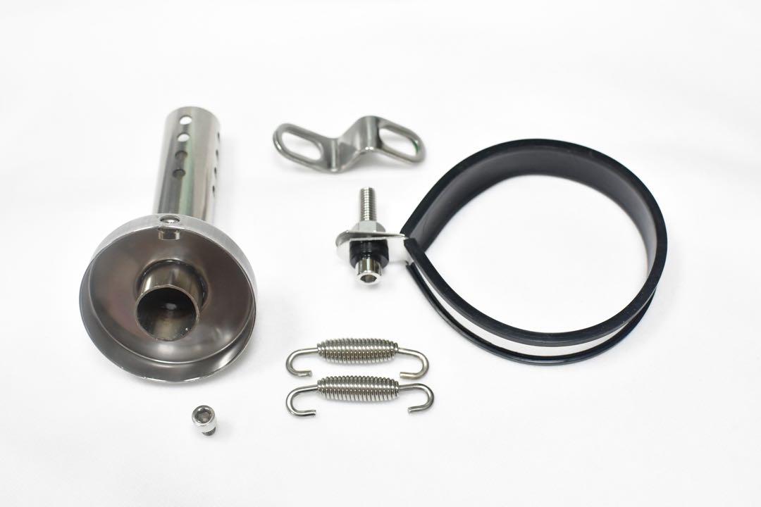 最新汎用　カーボン　サイレンサー　マフラー　490MM 60.5MMステンレス