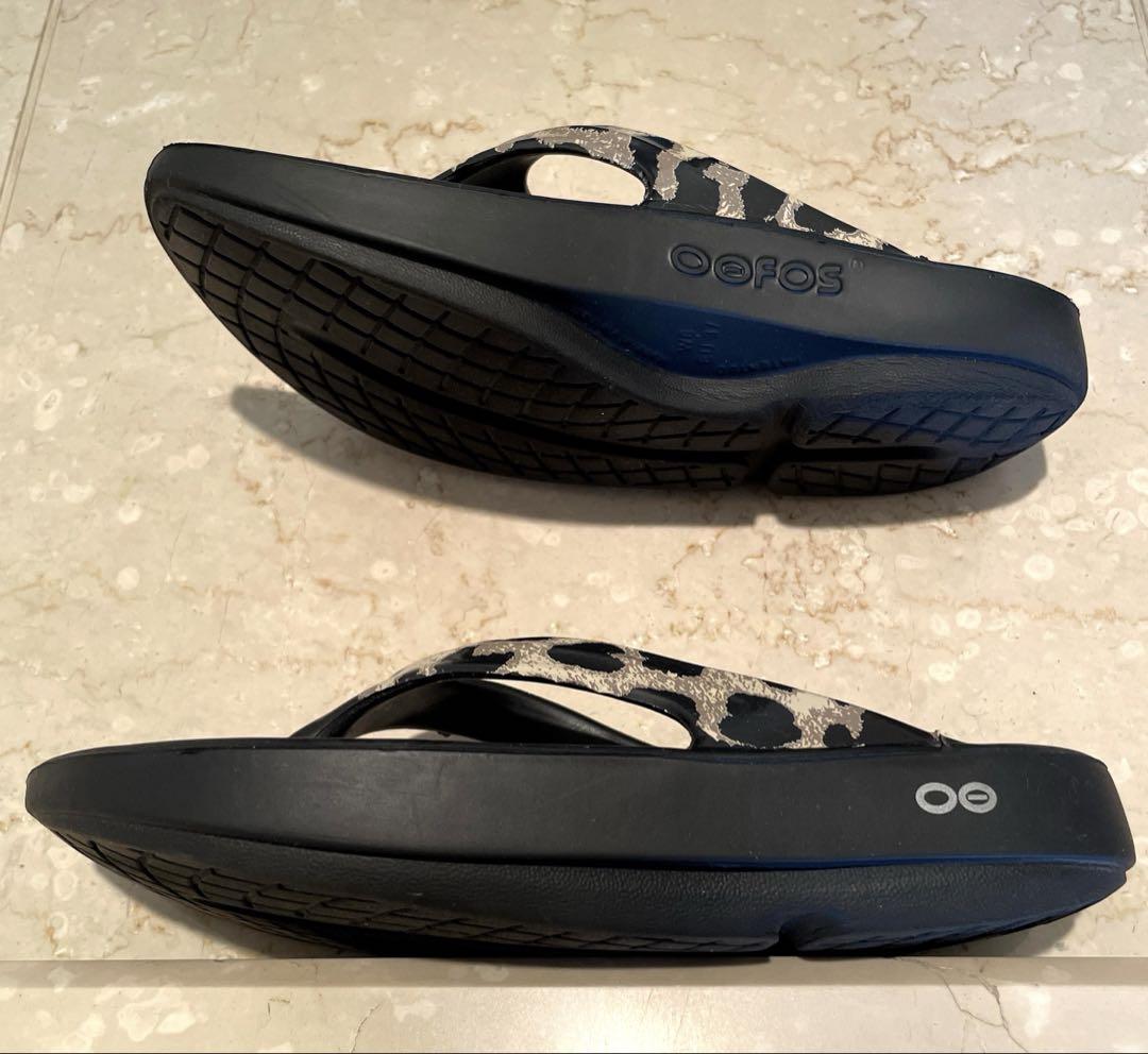 完売 OOFOS ウーフォス リカバリーサンダル 　限定色　レオパード　ヒョウ柄 完売 OOFOS ウーフォス リカバリーサンダル 限定色 レオパード