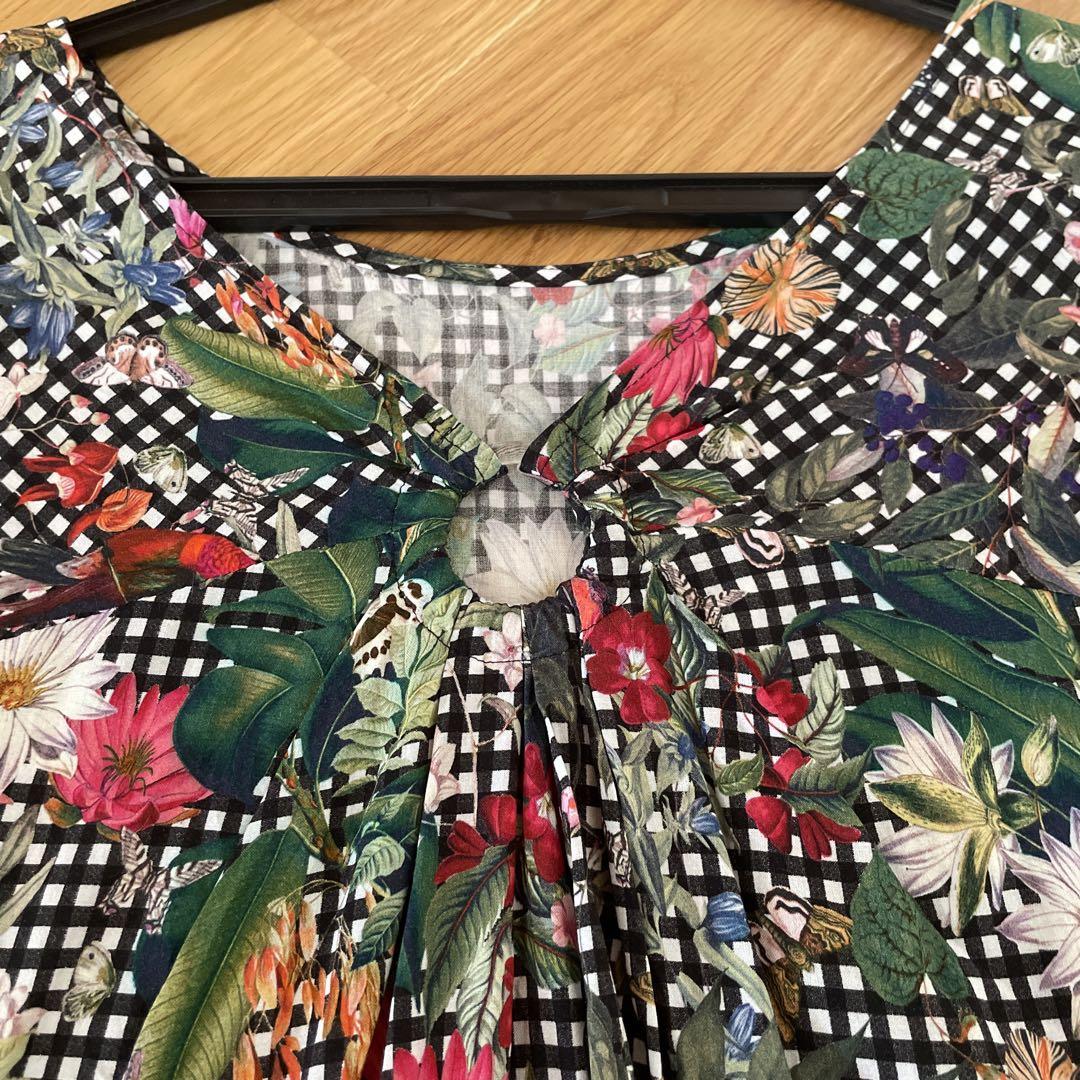 美品！LOULOU WILLOUGHBY ルルウィルビー 花柄ブラウス 2