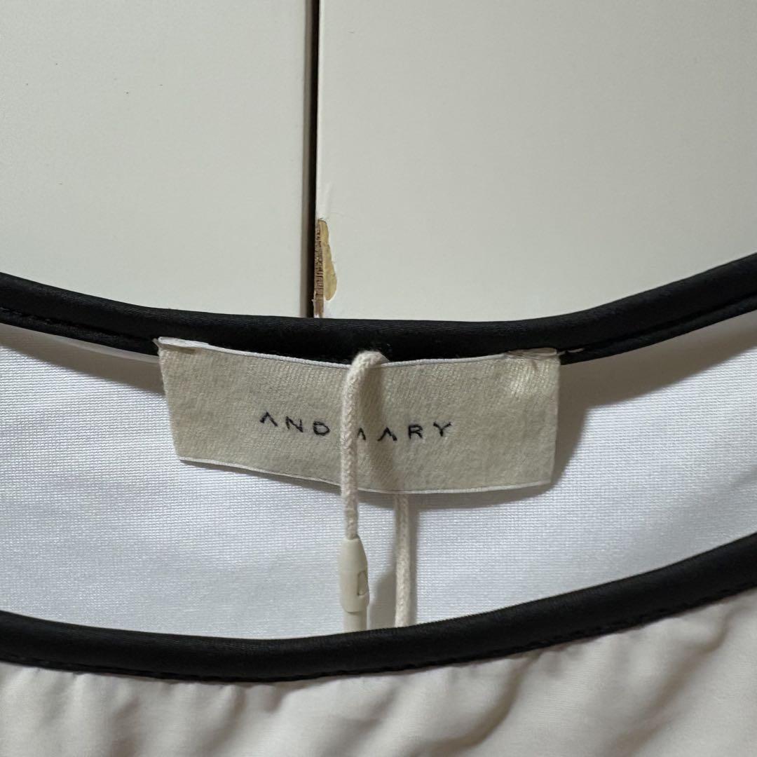 ◆andmary ココプリーツ スイムウェア◆新品・ホワイト
