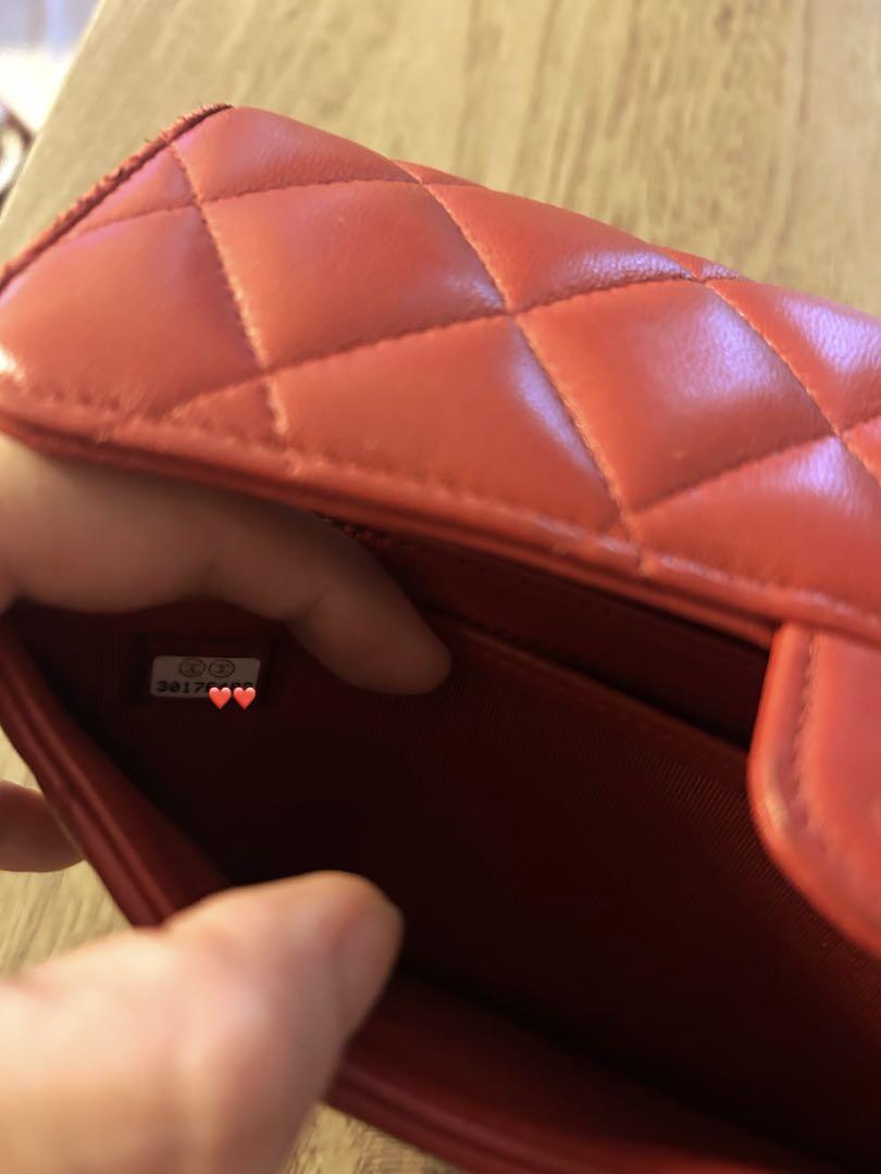 CHANEL ラムスキン マトラッセ 長財布