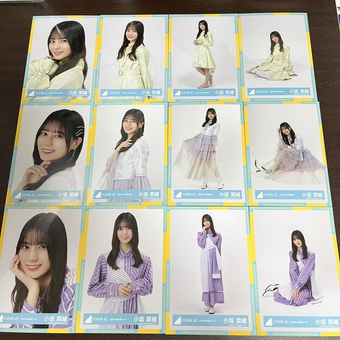 小坂菜緒 日向坂46 生写真 12種コンプ 5回目のひな誕祭
