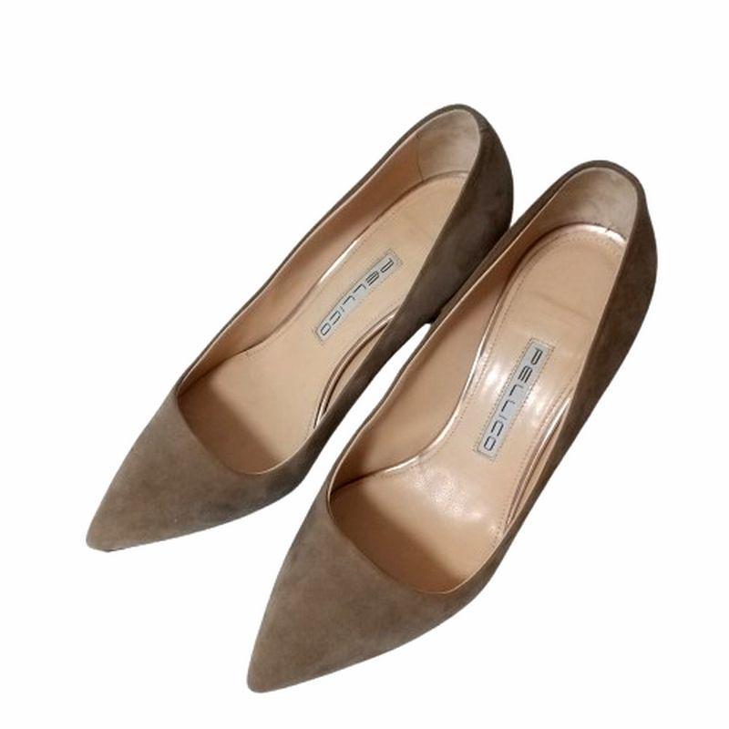 【最終価格】ペリーコ　PELLICO　パンプス　36　ベージュ　スエード
