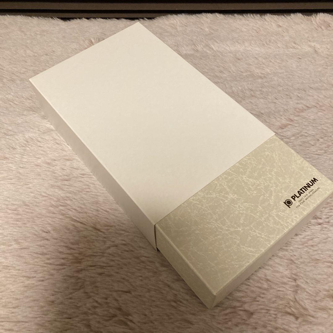 新品 PLATINUM プラチナ 万年筆 出雲 漆黒 竹林群虎図 中字