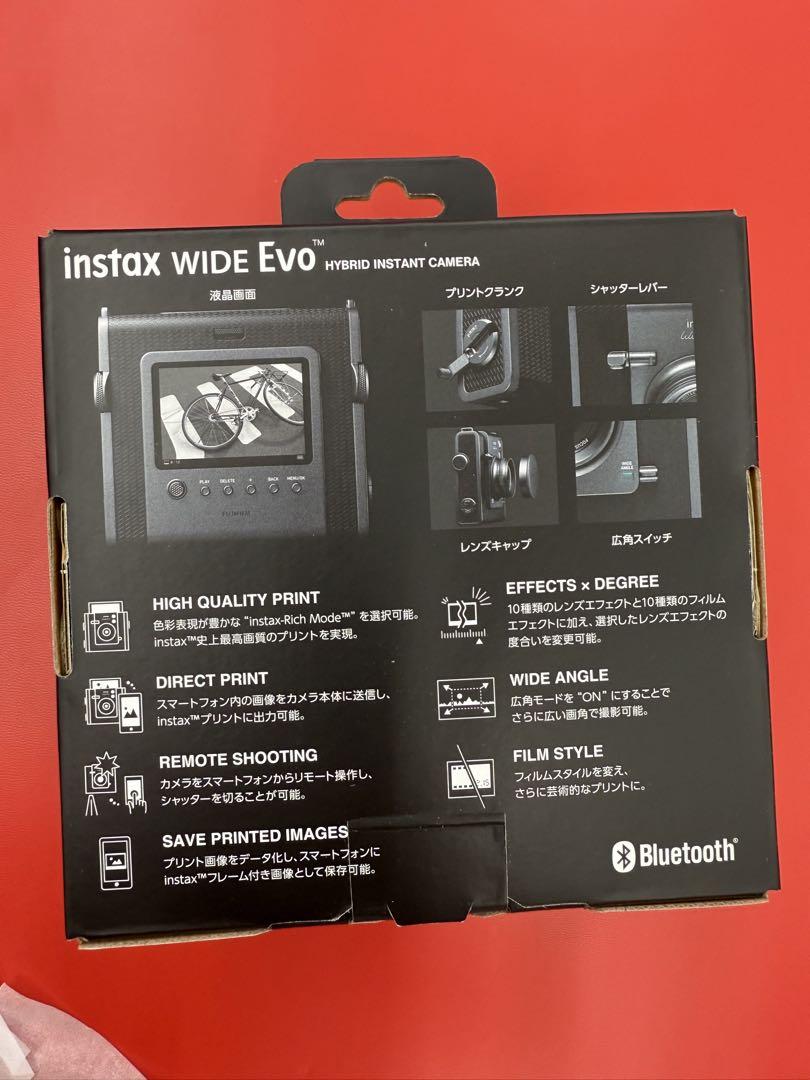 FUJIFILM instax WIDE Evo ブラック