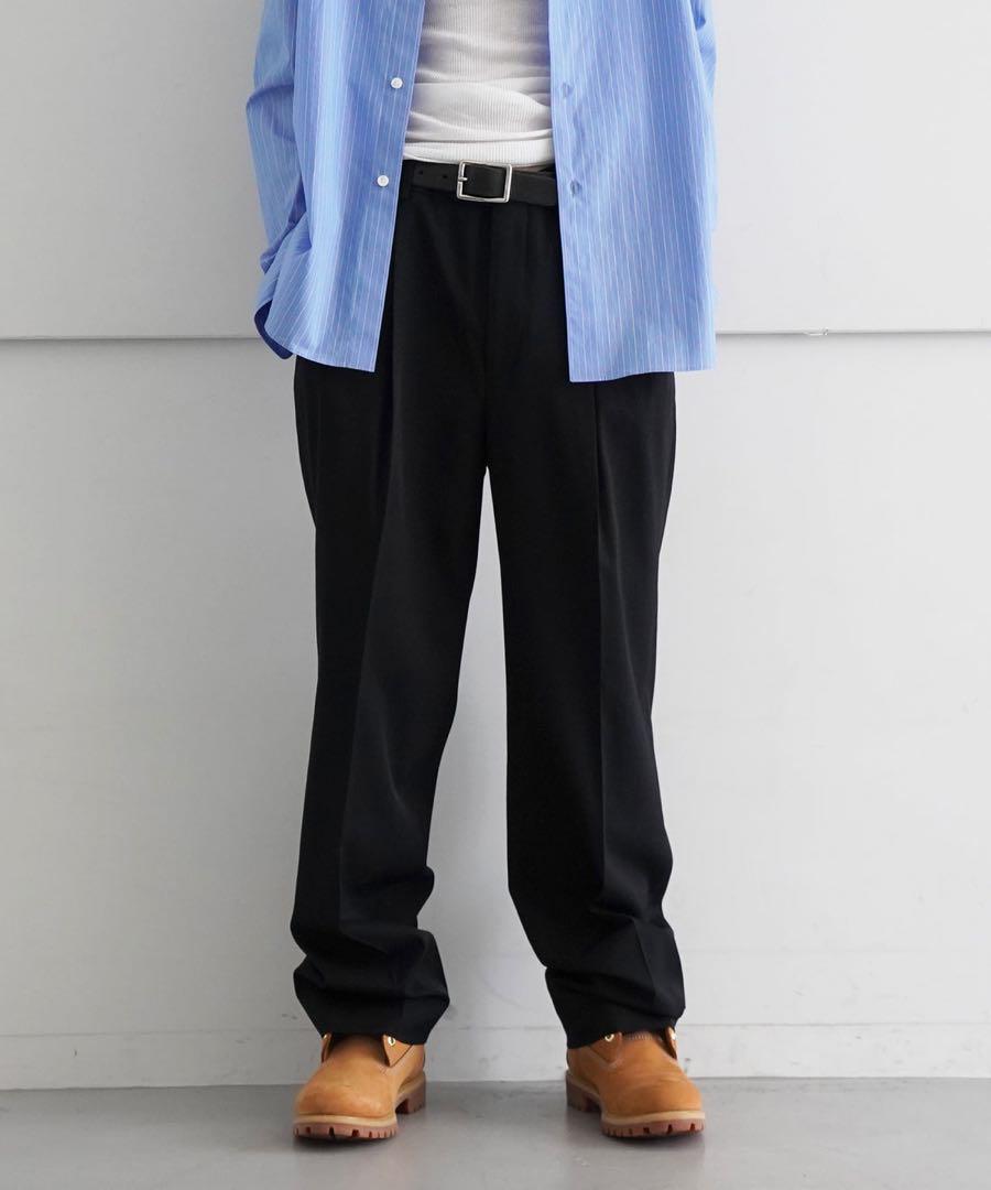 AURALEE LIGHT WOOL MAX GABARDINE SLACKS