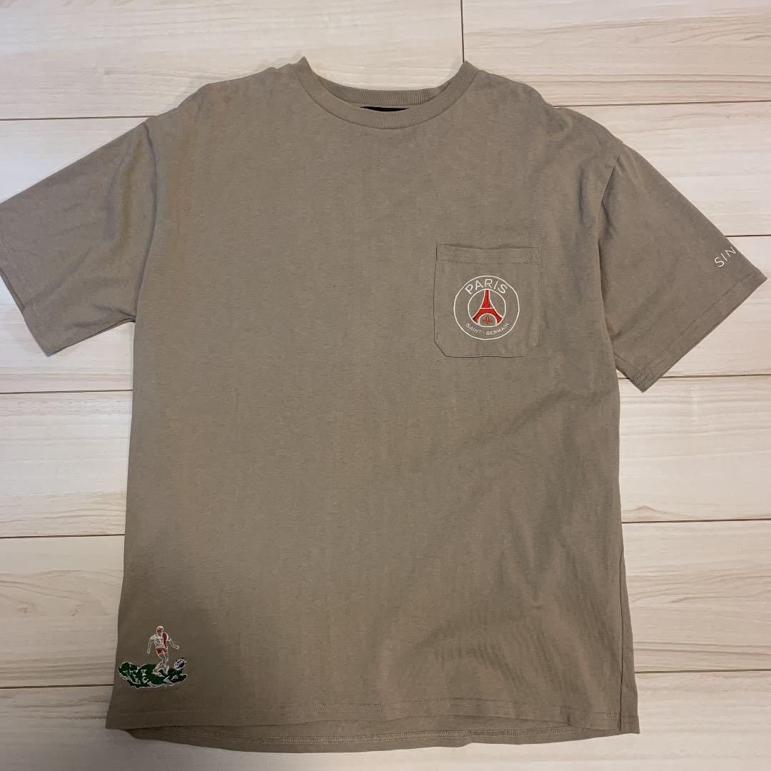 【VTMNTS】パリ刺繍Tシャツ PARIS SAINT-GERMAIN(パリサンジェルマン) / スカTシャツ/T