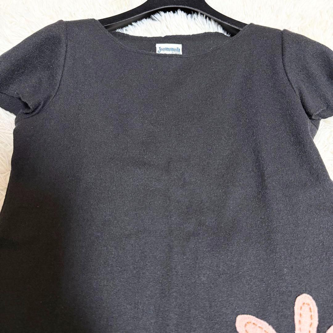 美品✨ホコモモラ ロングワンピース 花 フラワー 刺繍 黒 40 Aライン 美品✨ホコモモラ ロングワンピース 花 フラワー 刺繍 黒 40 Aライン