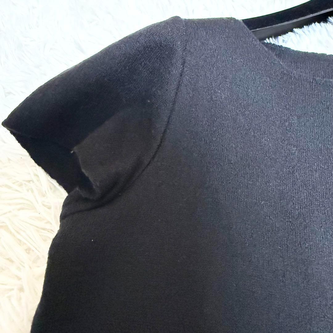 美品✨ホコモモラ ロングワンピース 花 フラワー 刺繍 黒 40 Aライン 美品✨ホコモモラ ロングワンピース 花 フラワー 刺繍 黒 40 Aライン