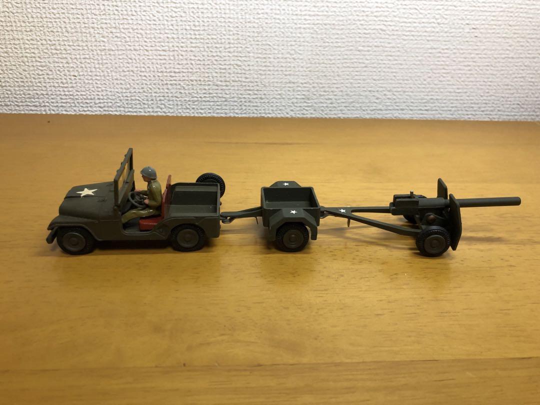 牽引車両と砲付き
