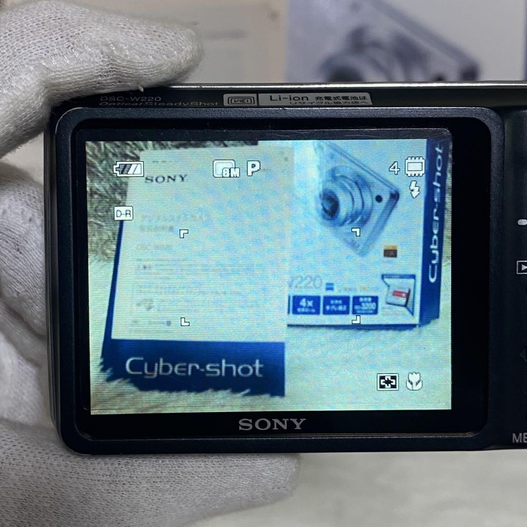 ✨動作確認済み✨SONY Cyber-shot DSC-W220 デジカメ 黒