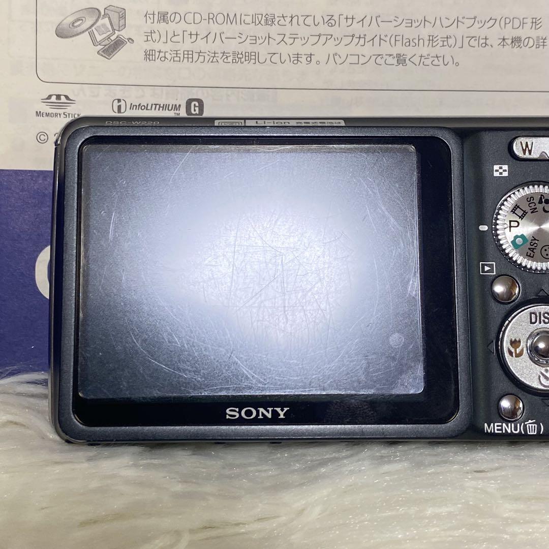 ✨動作確認済み✨SONY Cyber-shot DSC-W220 デジカメ 黒