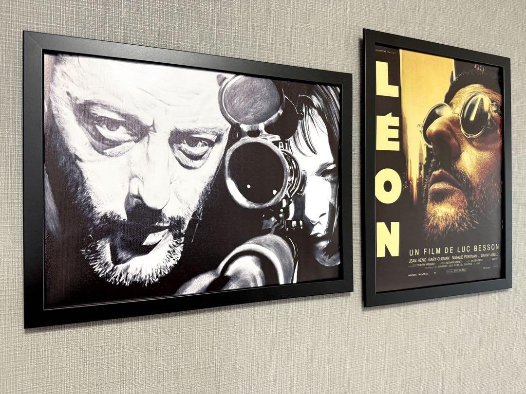No.288フレーム付きキャンバスアート　映画ポスター　LEON インテリア絵画 No.288フレーム付きキャンバスアート 映画ポスター LEON