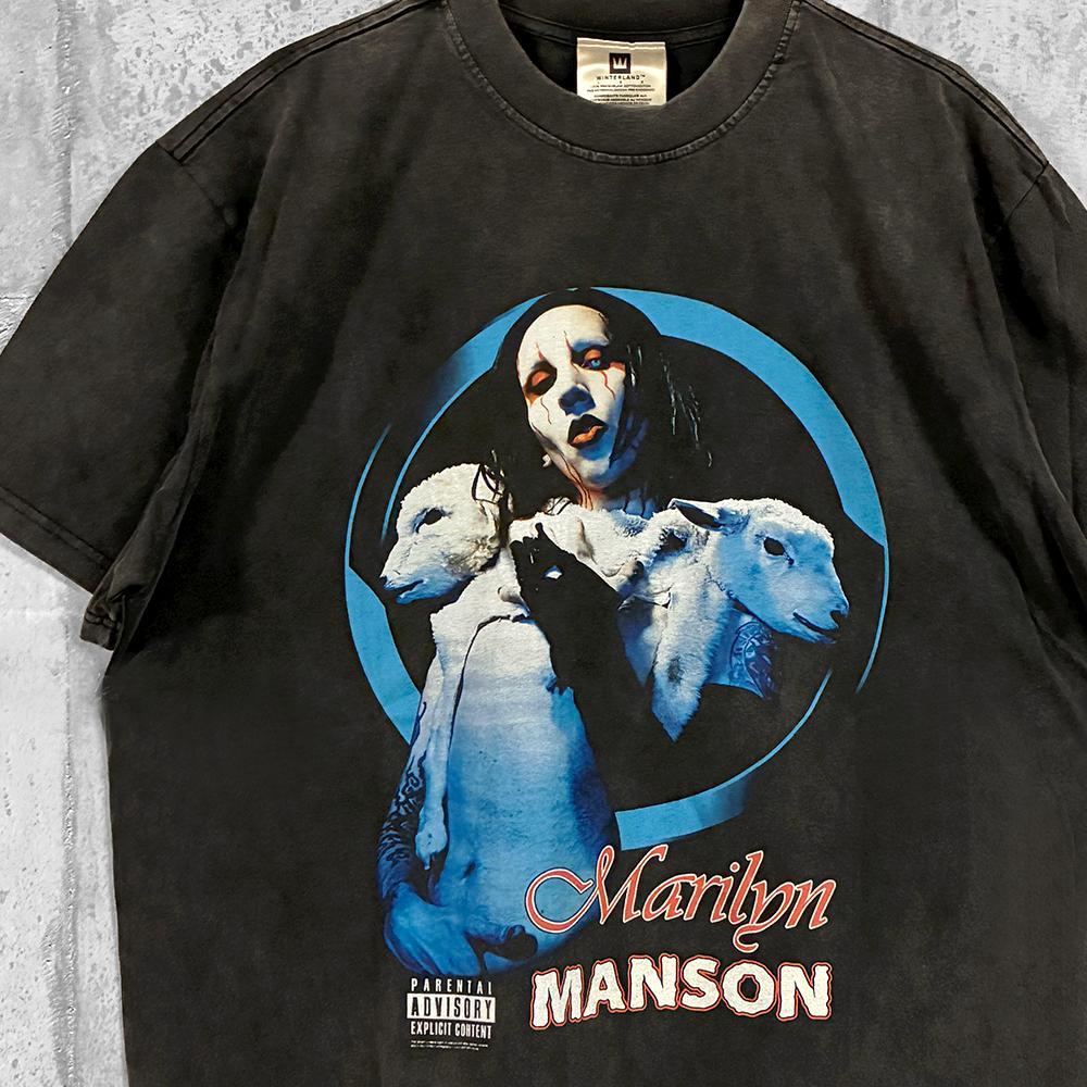 MarilynManson　マリリンマンソン　Tシャツ　ロックT　バンドT　原宿