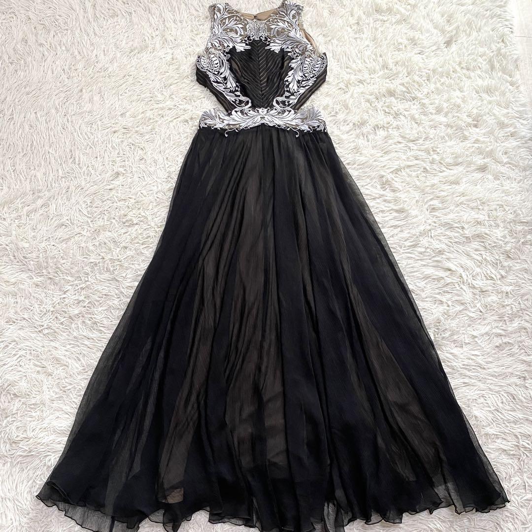 極美品✨ TADASHI SHOJI レース バックオープン ロングドレス 00 極美品✨ TADASHI SHOJI レース バックオープン ロングドレス 00