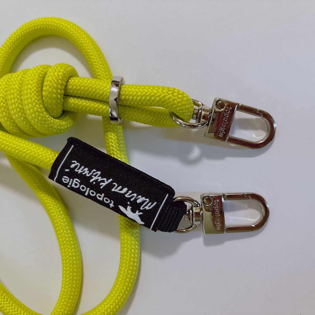 Maison KitsunéxTopologie アジャスタブルロープストラップ TOPOLOGIE x MAISON KITSUNE ADJUSTABLE STRAP | Maison Kitsuné