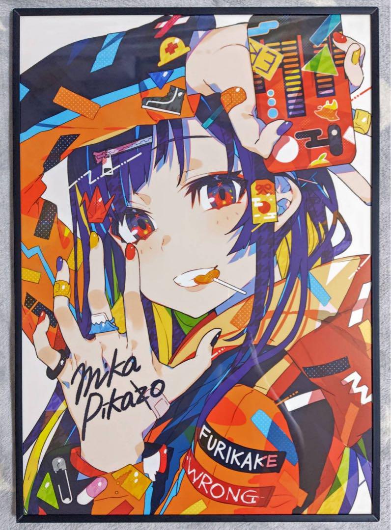 Mika Pikazo 複製原画 2点 色紙 1点 合計 3点セット Mika Pikazo 複製原画 2点 色紙 1点 合計 3点セット