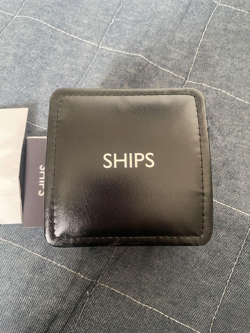 SHIPS シップス GMT ソーラー時計 ブラック