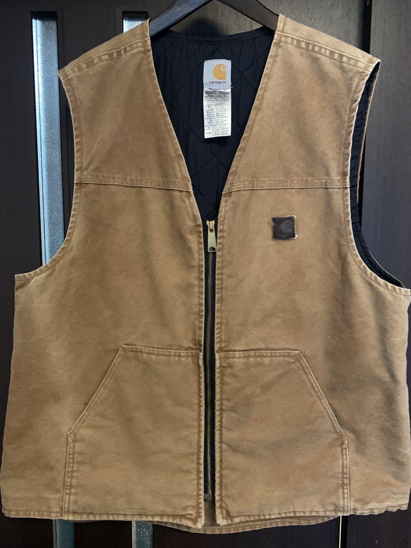 カーハート　ベスト　ヴィンテージ　ＸＬ　メキシコ製　キンティング　メンズ