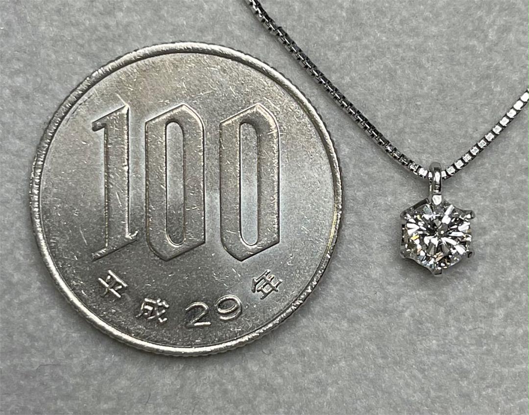 即納好評 専用RB82 プラチナ ネックレス TQw4I-m20505238881 高級 ダイヤモンド0.41ct 国産即納