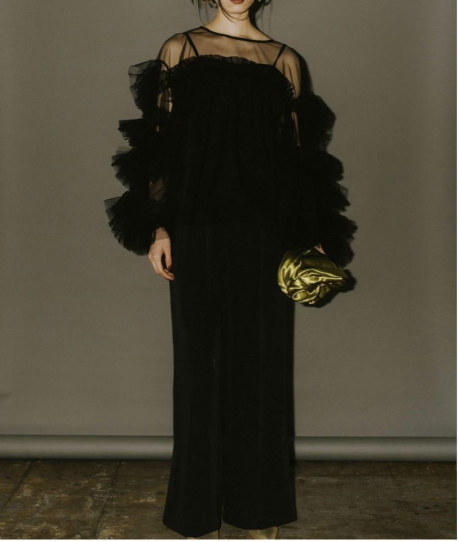 サロペット・オーバーオール・オールインワン ANDRESD double cross all in one dress