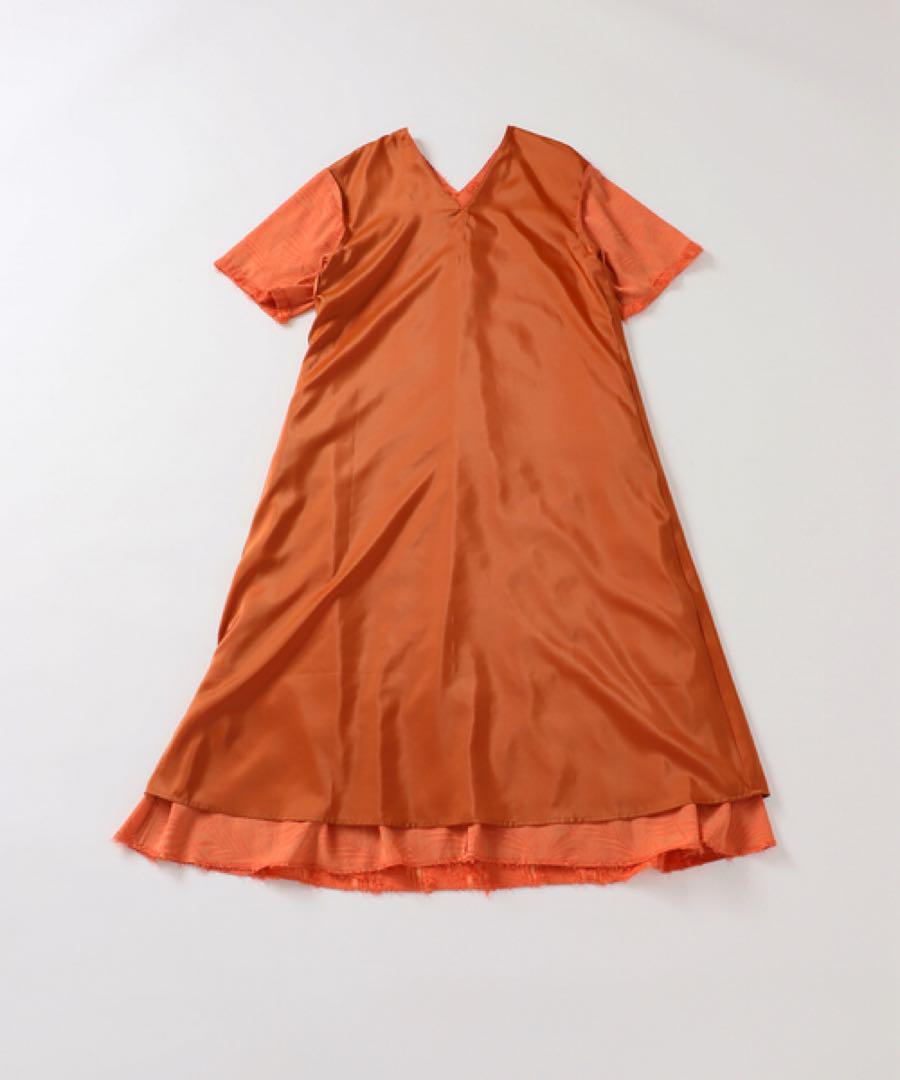 現行 美品 スローブイエナ habi フラワージャガードドレス ロングワンピース 現行 美品 スローブイエナ habi フラワージャガードドレス