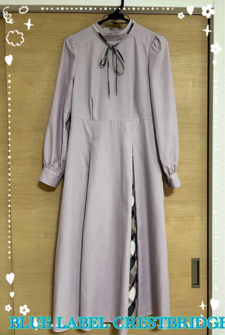 BLUE LABEL CRESTBRIDGE 長袖ワンピース 36 - メルカリ