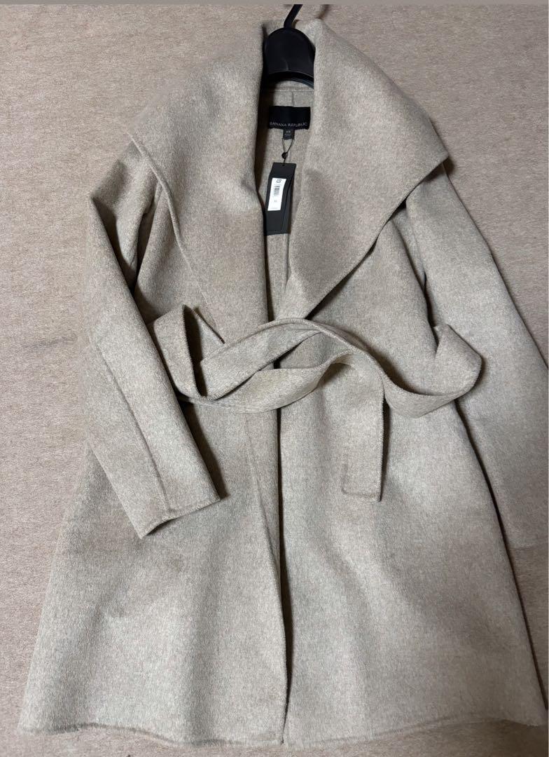 新品タグ付き⭐️BANANA REPUBLICガウンコートXS