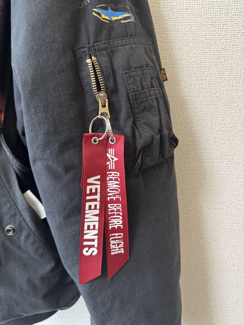 vetements ma-1 パッチワーク