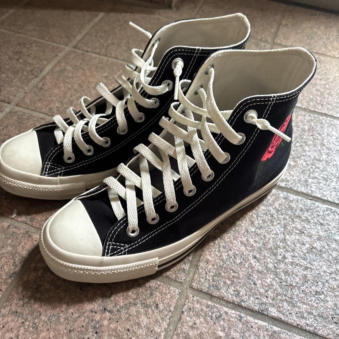 CONVERSE ROSEEMBROIDERY HI 26cm ブラック