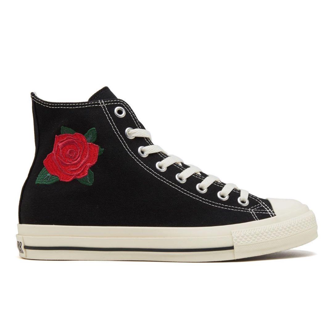 CONVERSE ROSEEMBROIDERY HI 26cm ブラック
