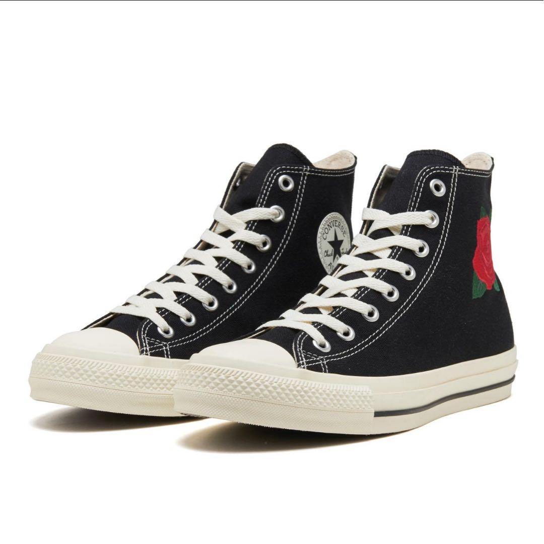 CONVERSE ROSEEMBROIDERY HI 26cm ブラック