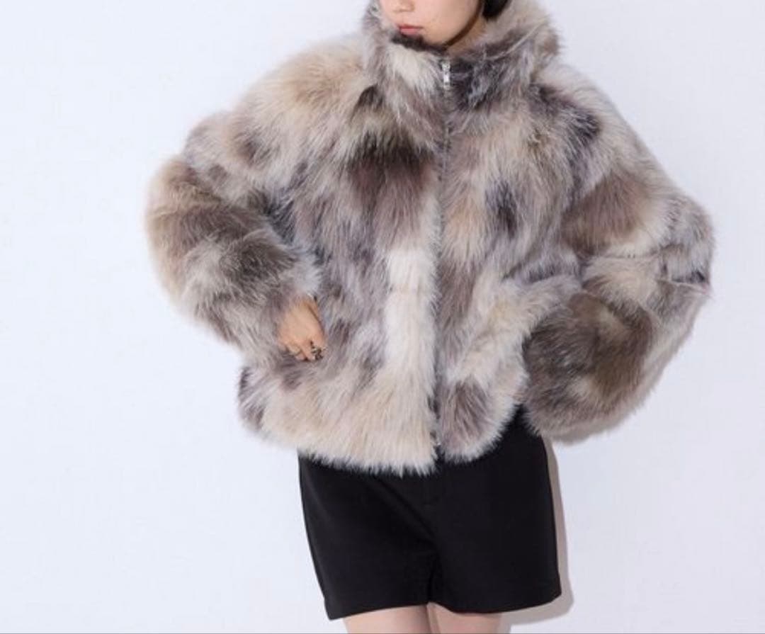 MIXカラーファーブルゾン　ジーナシス　新品未使用　今季新作