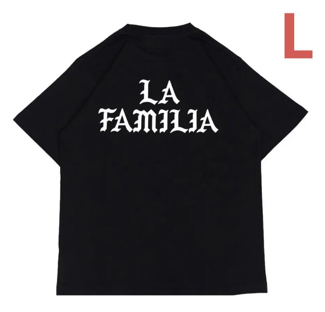 86719人気 ファットランク　PHATRNK ファミリア　Tシャツ　黒色　L