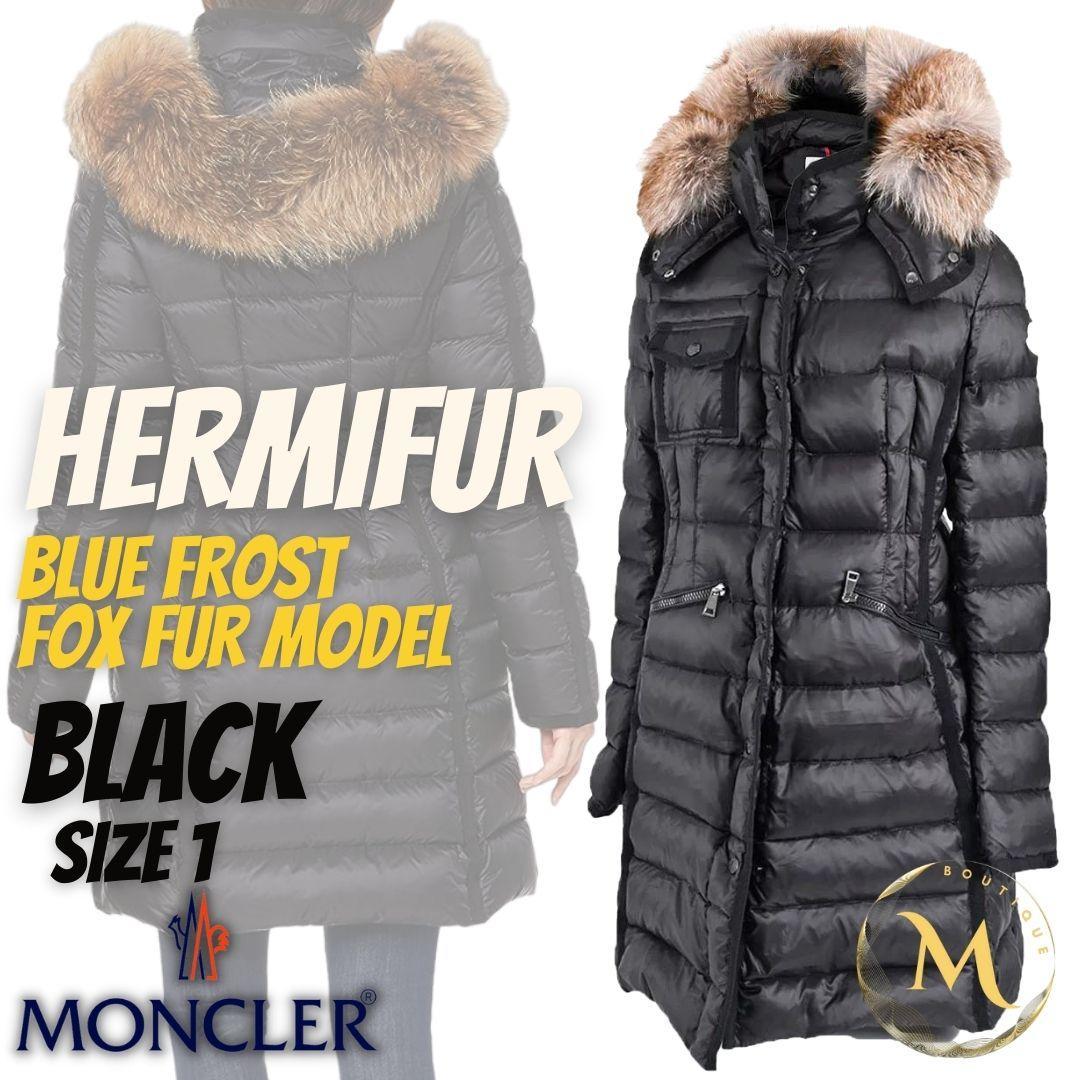 人気アイテムランキング 新品未使用☆MONCLER HERMIFUR 1 ダウンジャケット foxfur ジャケット・アウター