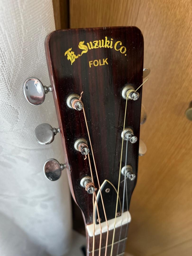 木曽鈴木鈴木スズキアコースティックギターMODEL NO.F100