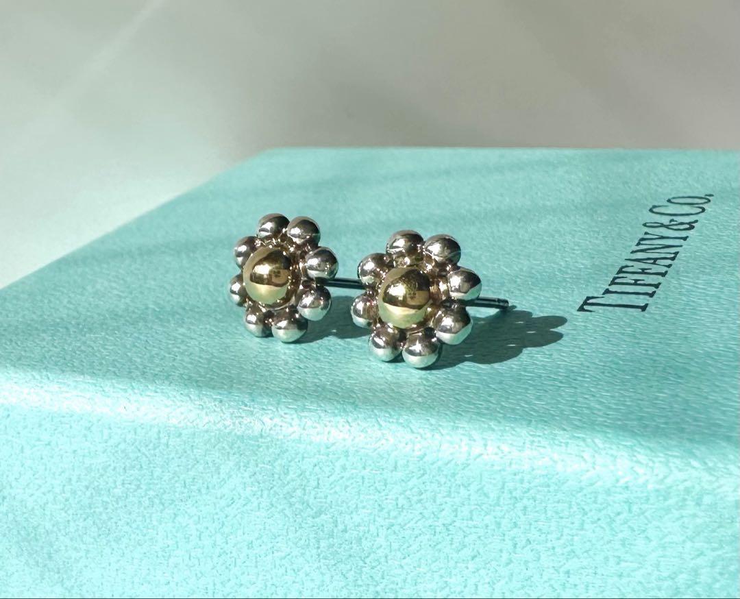 TIFFANY &Co. フラワーモチーフピアス SV